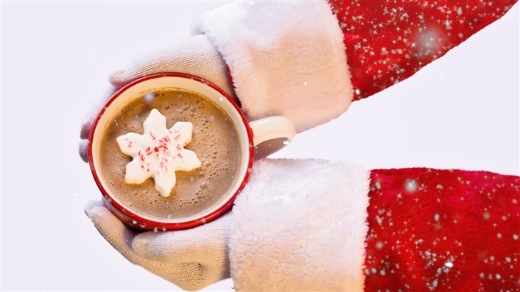 Santa Claus Hot Chocolate Mac Wallpaper