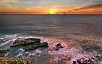 Beautiful ocean sunset All Mac wallpaper