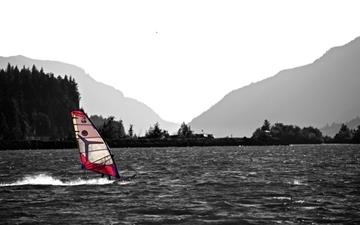 Wind Surfing In The Columbia River All Mac wallpaper