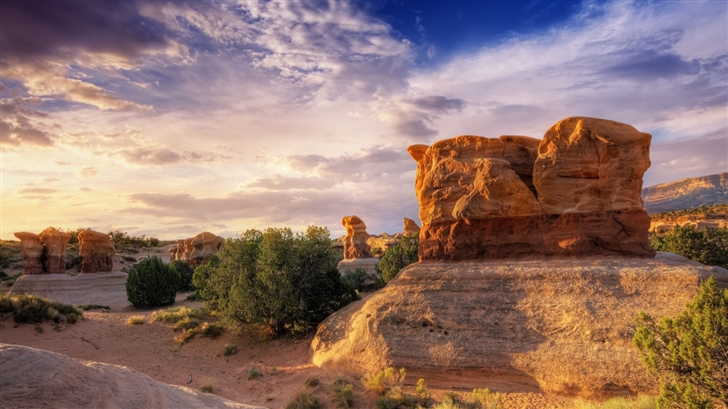 Desert Rocks Mac Wallpaper