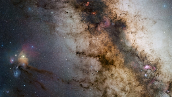 Part Of Milky Way Galaxy Mac Wallpaper