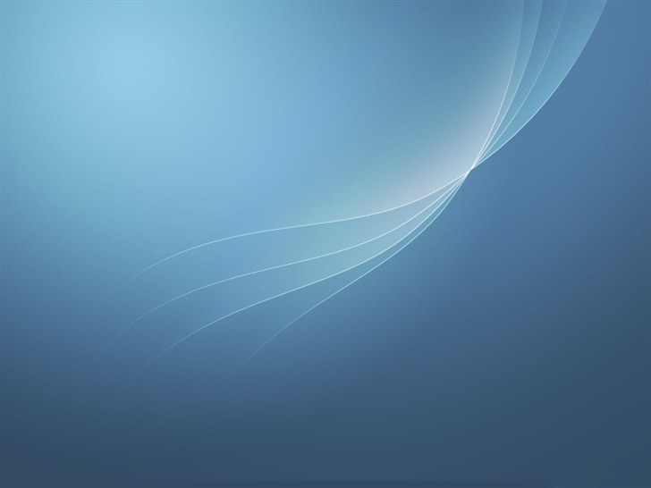 Minimalist blue Mac Wallpaper
