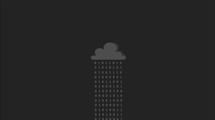 Code Rain Dark Mac Wallpaper