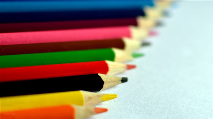 Colorful Pencil Mac Wallpaper