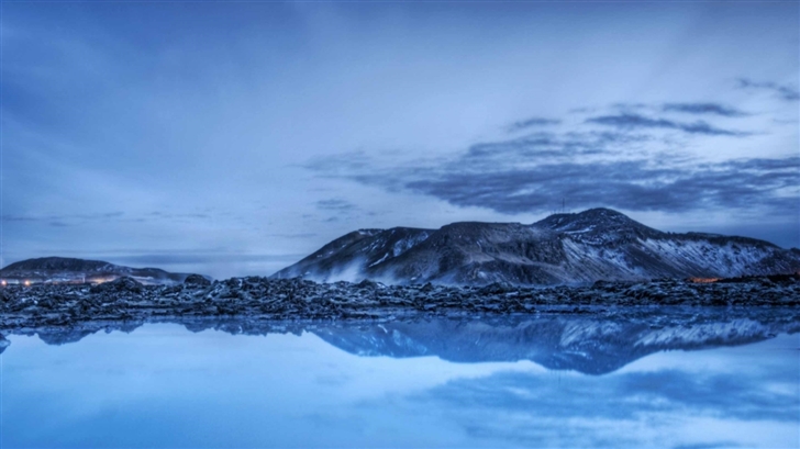 Blue Lagoon Iceland Mac Wallpaper