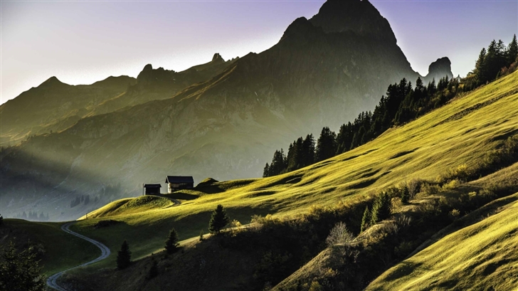 High Alpine Landscape Mac Wallpaper