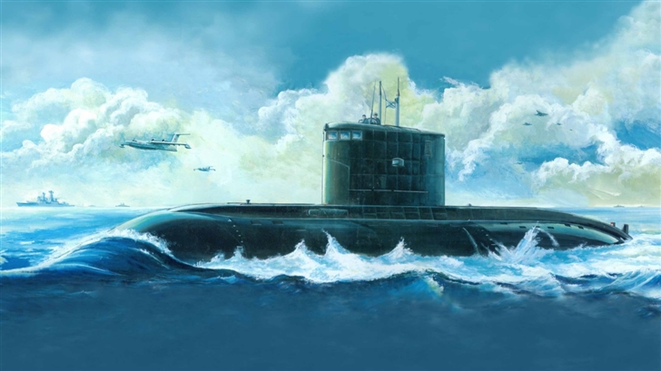 Submarine Painting  Mac Wallpaper
