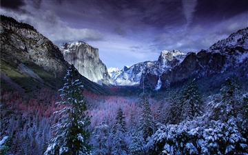 Yosemite Tunnel View All Mac wallpaper