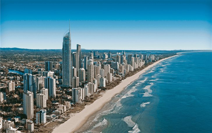 Gold Coast skyline Mac Wallpaper