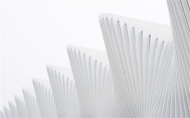 White architecture Mac Wallpaper