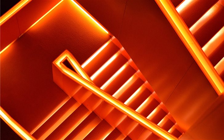 Lighting stairs Mac Wallpaper