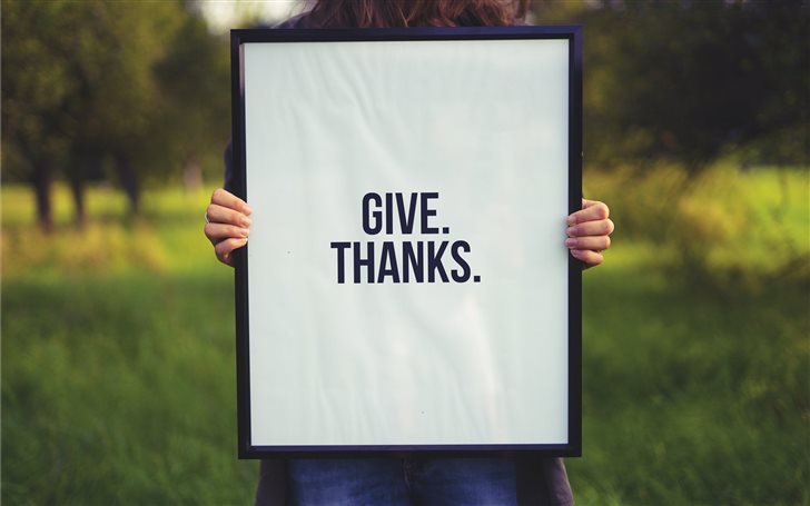 Signs of Gratitude Mac Wallpaper