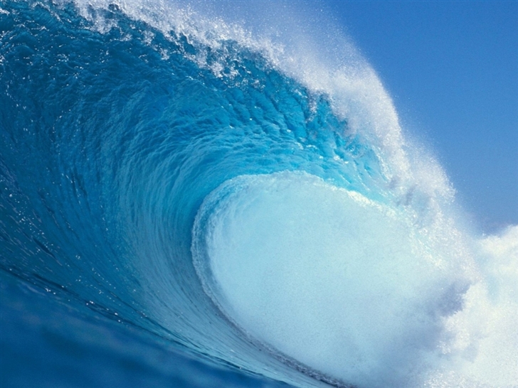 Download Calm Sea Waves Mac Wallpaper | Wallpapers.com