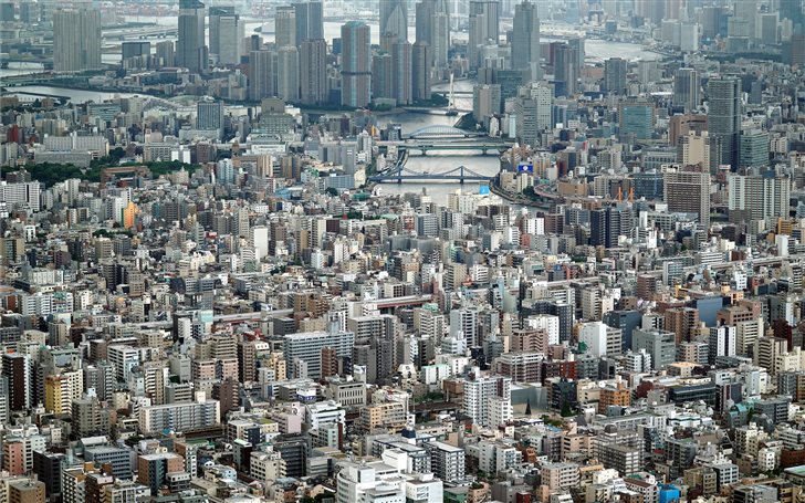Tokyo panorama Mac Wallpaper