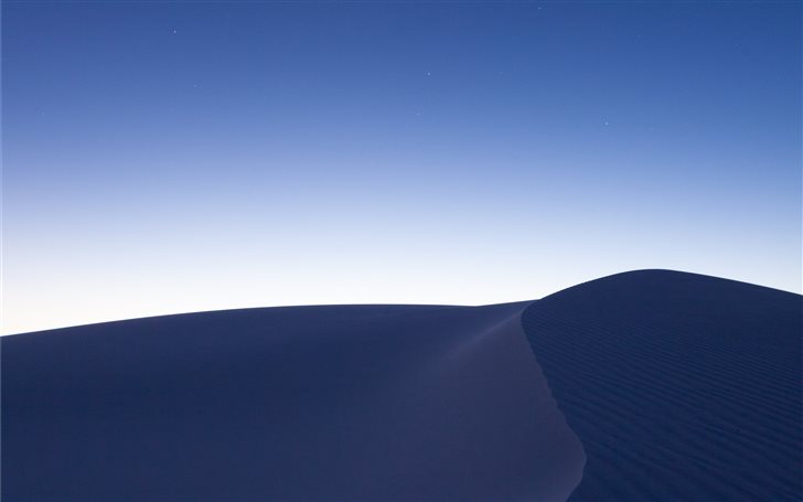 White Sands at Dusk Mac Wallpaper