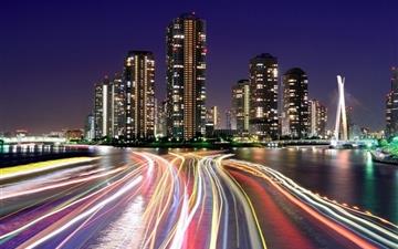 City Lights Tokyo All Mac wallpaper