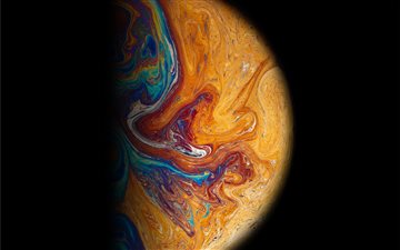 Oily planet MacBook Air wallpaper