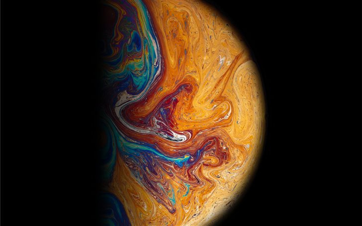 Oily planet Mac Wallpaper