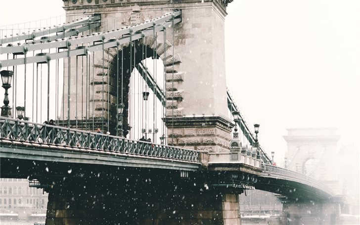 Chain Bridge - Budapest Mac Wallpaper