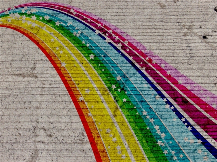 Rainbow Graffiti Mac Wallpaper