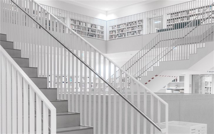 Stuttgart libary – stair... Mac Wallpaper
