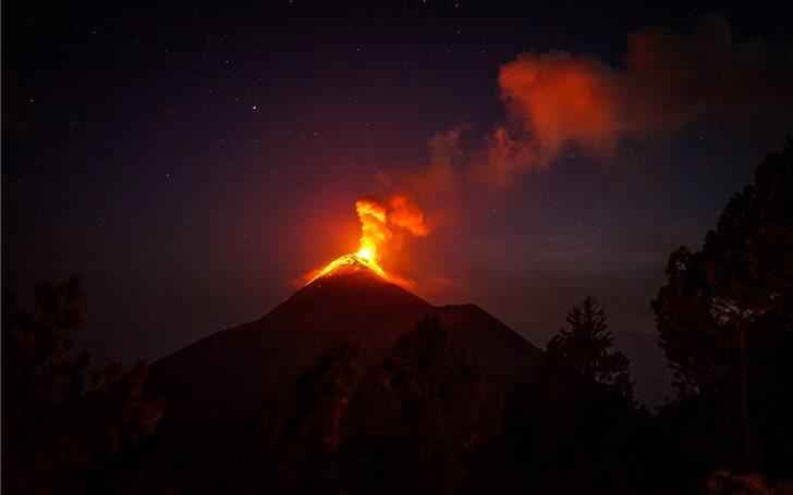 Volcano Acaytenango, Anti... Mac Wallpaper