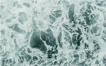 Foamy Atlantic Sea All Mac wallpaper