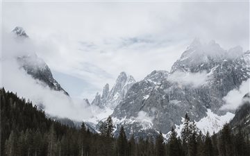 The 3 mountains together ... All Mac wallpaper