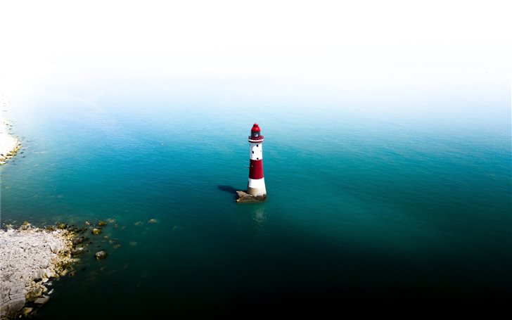 Beachy Head Lighthouse, E... Mac Wallpaper