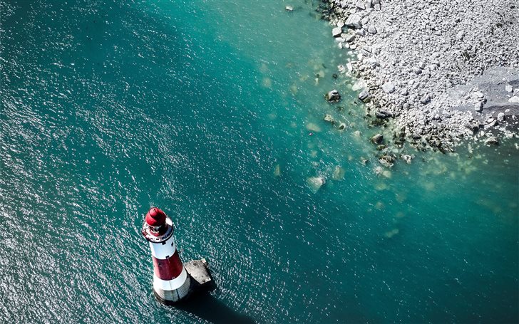 Beachy Head Lighthouse, E... Mac Wallpaper