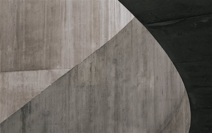 Concrete staircase in the... Mac Wallpaper