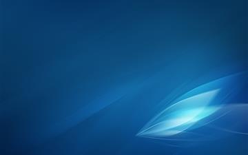 Abstract blue leaf All Mac wallpaper