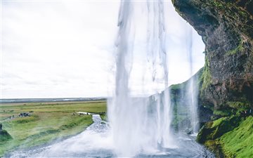 Waterfall in Iceland All Mac wallpaper