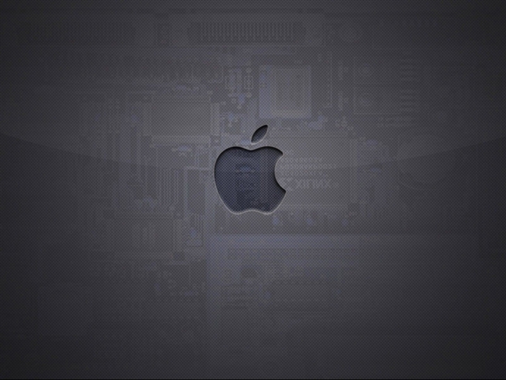 Apple Gray Tones Transparency Mac Wallpaper