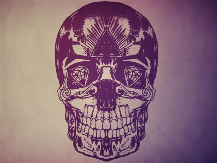 Skulls artwork Mac Wallpaper