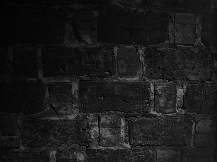 Wall Bricks Black Macro Night Mac Wallpaper