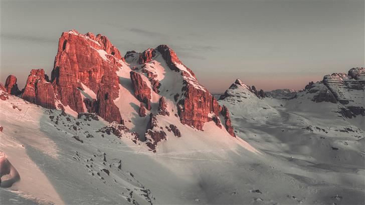 snow covered mountain during daytime Mac Wallpaper