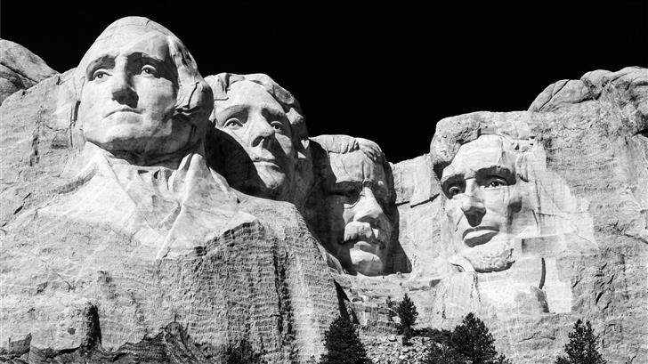 Mt Rushmore during daytime Mac Wallpaper