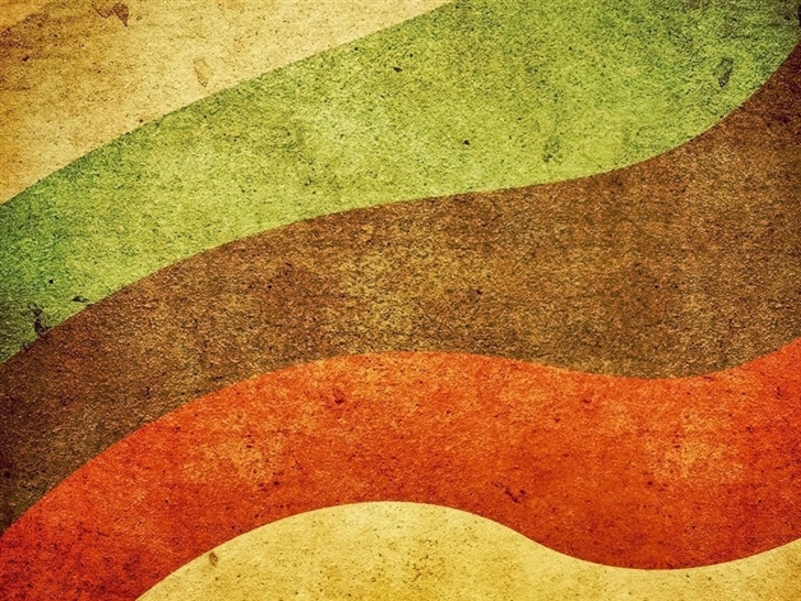 Sand Colorful Waves Retro Mac Wallpaper
