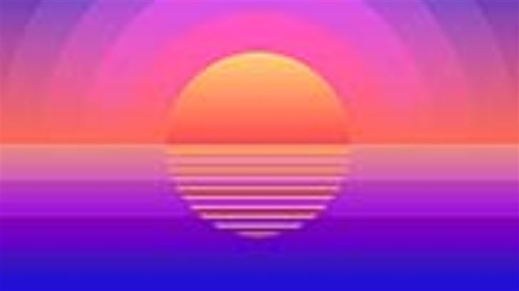 summer time sunset 5k Mac Wallpaper