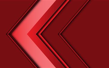 abstract arrow 3d red 5k All Mac wallpaper