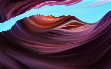 colorful canyon 5k iMac wallpaper