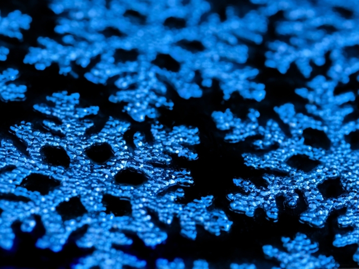 Decorative snowflakes Mac Wallpaper