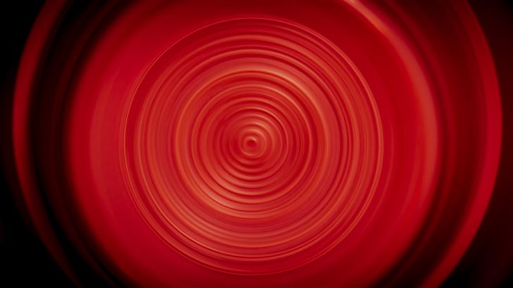 abstract circle red 4k Mac Wallpaper