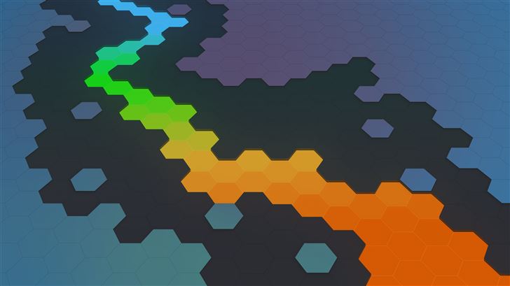 puzzle grid abstract 4k Mac Wallpaper