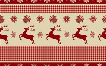 Reindeers and Snowflakes Pattern All Mac wallpaper