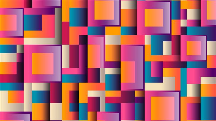 abstract shapes 5k Mac Wallpaper