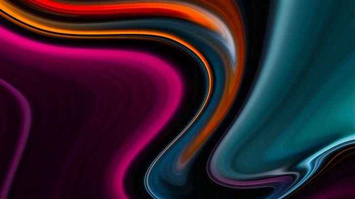 abstract color flow 8k Mac Wallpaper
