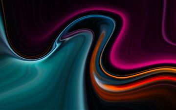 movement colors abstract 8k iMac wallpaper