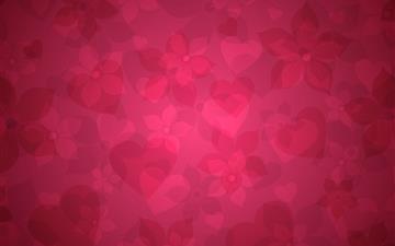 Red floral pattern All Mac wallpaper